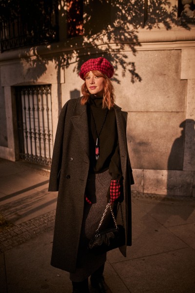 Collar largo borla flecos cristales