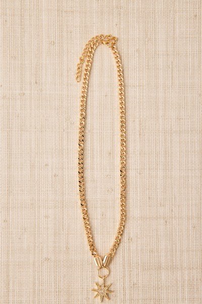 Collar charm cristal estrella