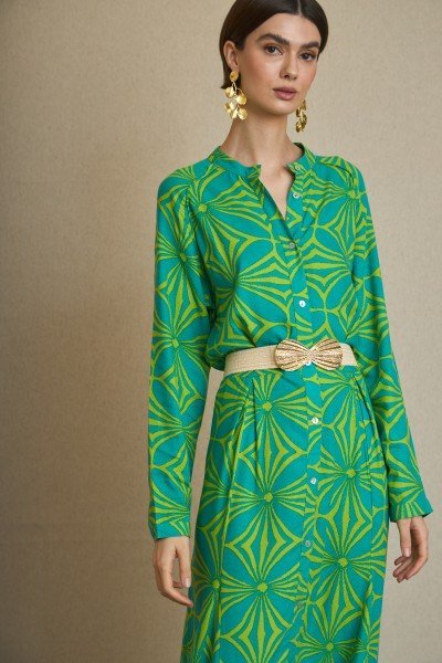 Vestido estampado ácidos