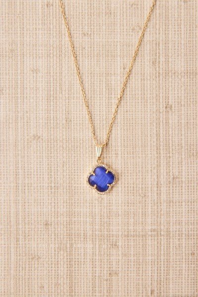 Collar joya trebol