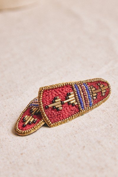 Horquillas bordado étnico