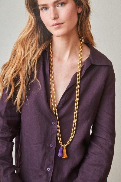 Duo collares borla
