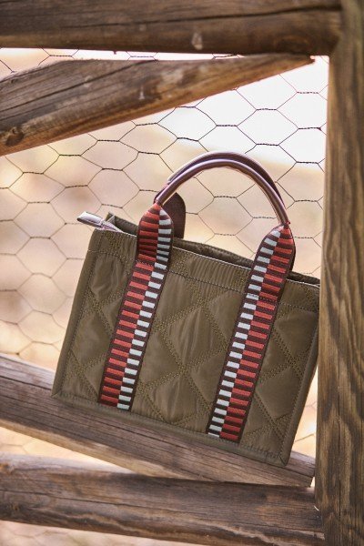 Bolso Tote Acolchado Tecno