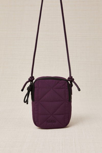 Bolso Mini Acolchado Tejido Tecno