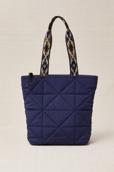 Bolso Shopper Acolchado Tejido Tecno