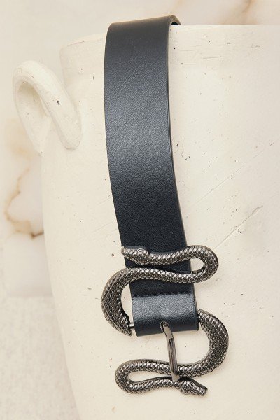 Cinturón con Hebilla Serpiente