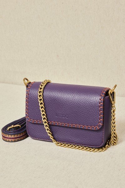 Bolso Midi con Ribete Croché