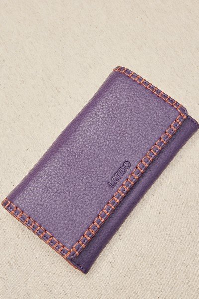 Cartera Monedero Grande con Ribete 