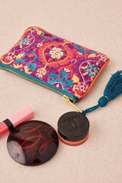 Bolsita Pequeña Bordado Mandalas