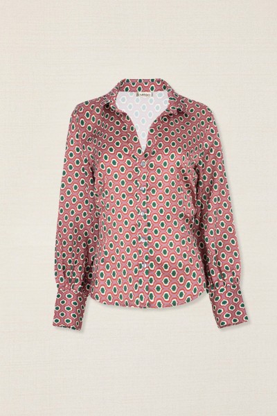 Blusa estampado geometrías 