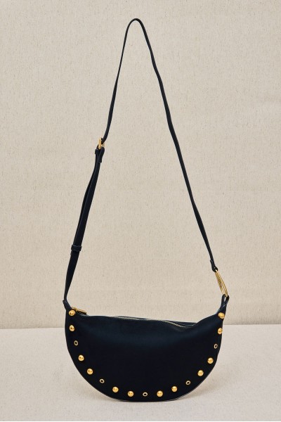 Bolso Media Luna con Tachuelas