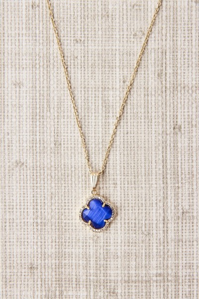 Collar joya trebol