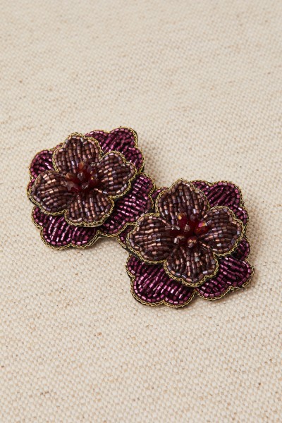 Broche doble flor