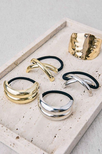 Coletero grande metálico