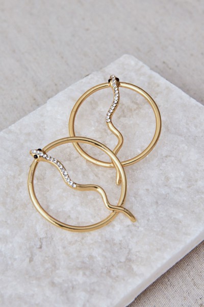 Pendiente Aro Serpiente