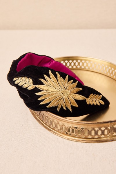 Diadema de terciopelo de algodón 