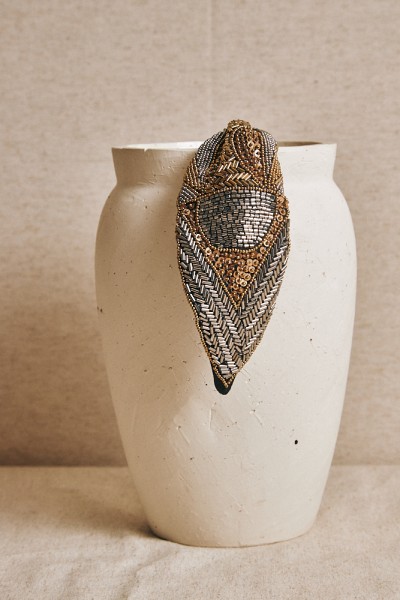 Diadema Vestir metalizada