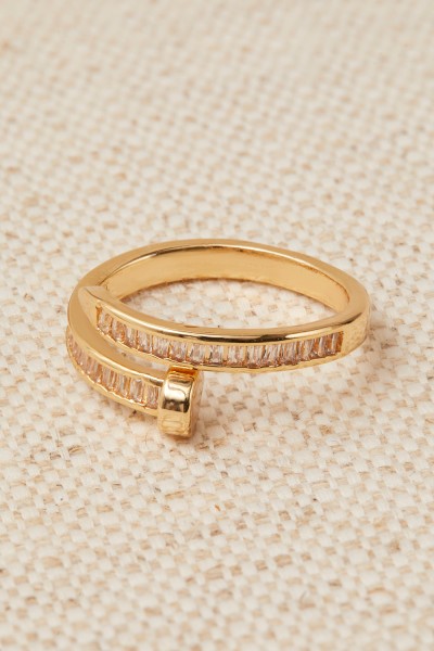 Anillo baguette fino