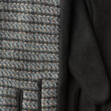 Guantes Tweed y Ante Gris Oscuro