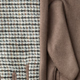 Guantes Tweed y Ante Gris Claro