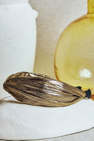 Gold Metallic Headband