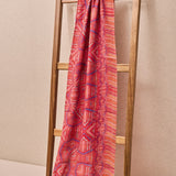 Printed Greek Key Scarf