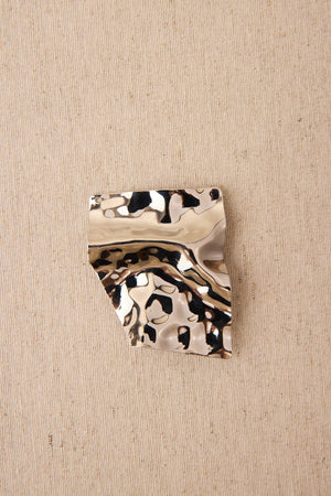 Broche Metálico Plata