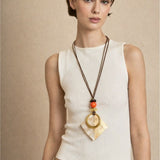 Orange Cubes Frieze Belt