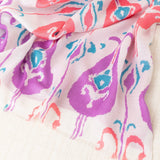 Fular Estampado Corollas Fresa