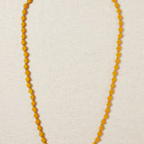 Long Amber Resin Necklace
