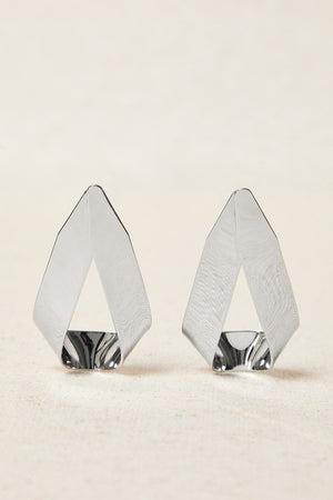 Triangle Silver Earring