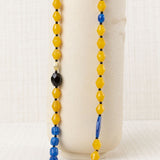 Long Resin Necklace - Blue