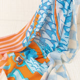 Fular Estampado Pez Naranja