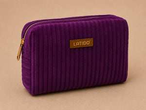 Estuche Mediano de Terciopelo Violeta