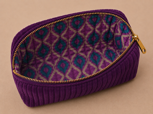 Estuche Pequeño de Terciopelo Violeta