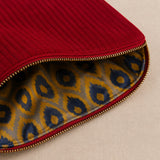 Funda de Ordenador de Terciopelo Rojo
