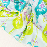Fular Estampado Corollas Verde