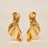 Wave Gold Earrings