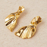 Wave Gold Earrings