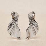 Silver Wave Earrings
