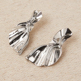 Silver Wave Earrings