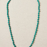 Long Emerald Green Resin Necklace