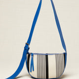 Bolso bandolera rayas Azul