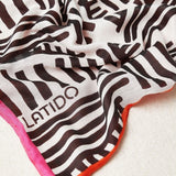 Orange African Print Scarf