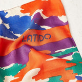 Fular Estampado Print Camuflaje Morado