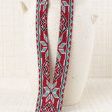 Red Resin Aztec Necklace