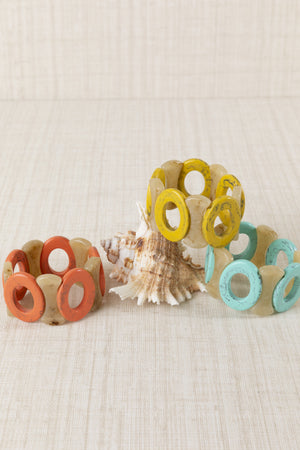Pulsera Asta y Resina Amarillo