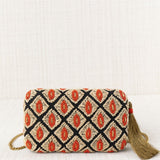 Bolso Clutch Resinas Rojo
