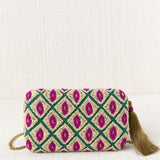 Fuchsia Resin Clutch Bag