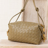 Bolso Mini Trenzado Verde